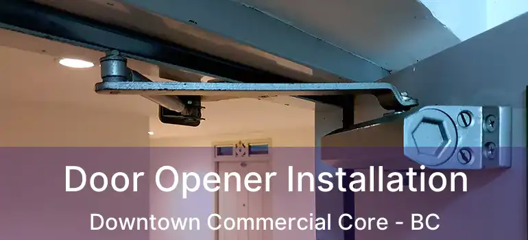 Door Opener Installation Downtown Commercial Core - BC