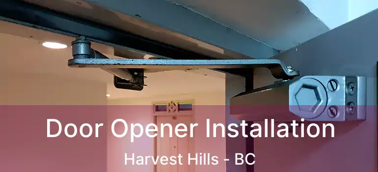  Door Opener Installation Harvest Hills - BC