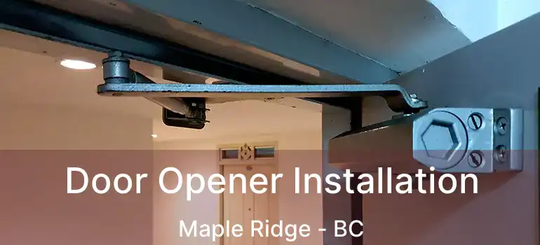  Door Opener Installation Maple Ridge - BC