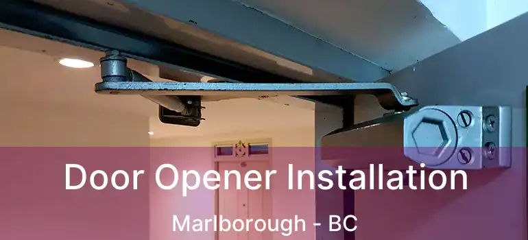  Door Opener Installation Marlborough - BC