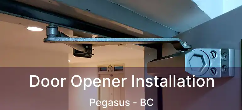  Door Opener Installation Pegasus - BC