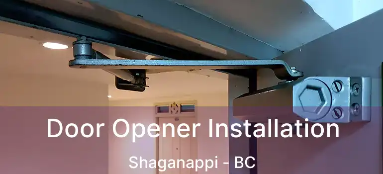  Door Opener Installation Shaganappi - BC