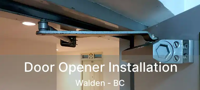  Door Opener Installation Walden - BC