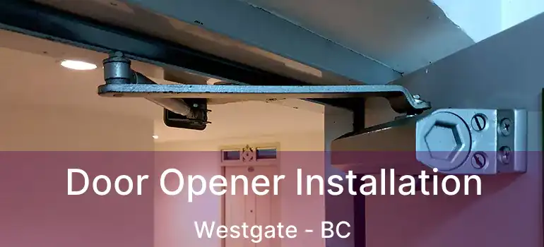 Door Opener Installation Westgate - BC