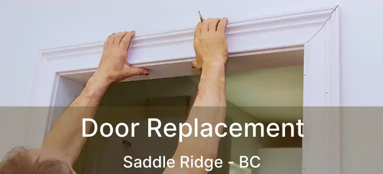  Door Replacement Saddle Ridge - BC