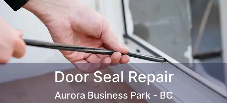  Door Seal Repair Aurora Business Park - BC