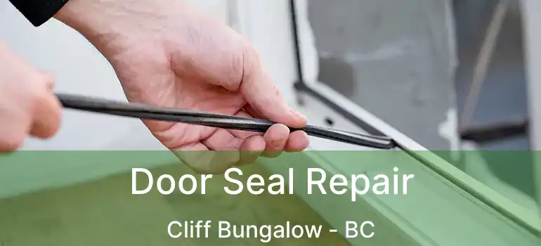  Door Seal Repair Cliff Bungalow - BC