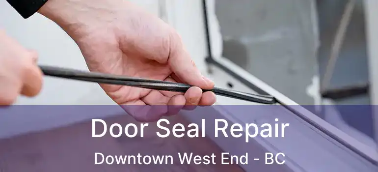  Door Seal Repair Downtown West End - BC