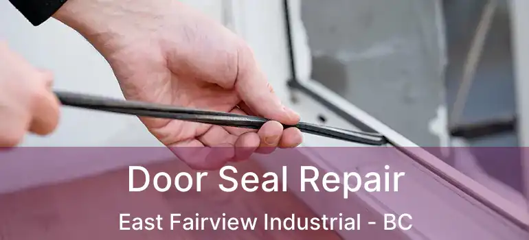  Door Seal Repair East Fairview Industrial - BC