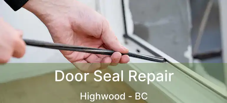  Door Seal Repair Highwood - BC
