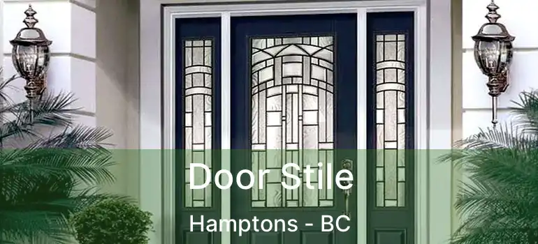  Door Stile Hamptons - BC