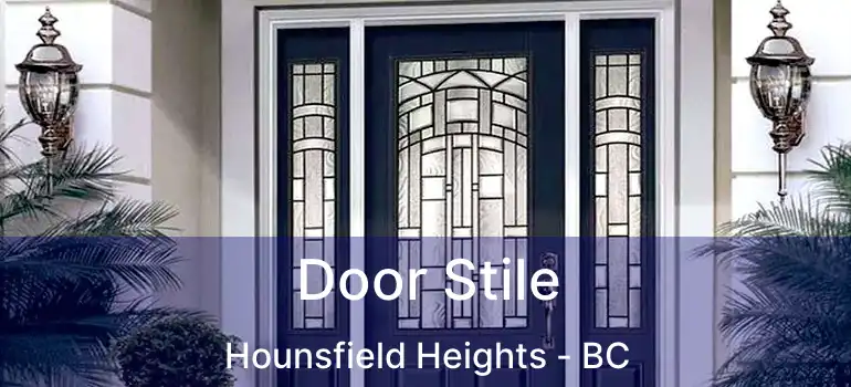 Door Stile Hounsfield Heights - BC