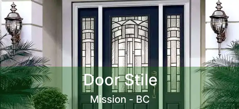  Door Stile Mission - BC
