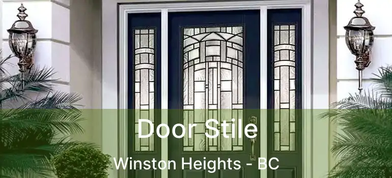  Door Stile Winston Heights - BC