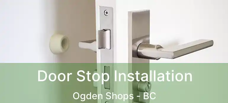  Door Stop Installation Ogden Shops - BC