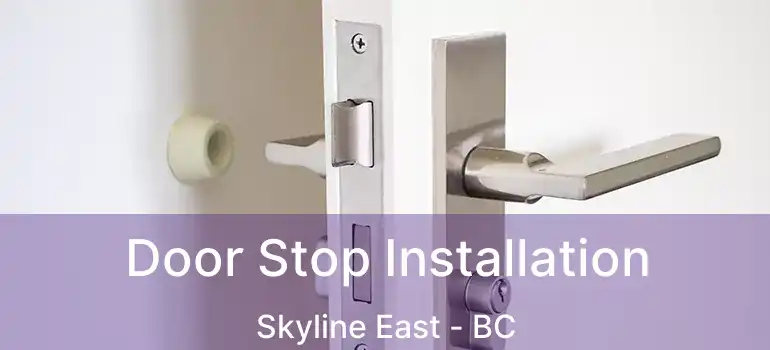  Door Stop Installation Skyline East - BC