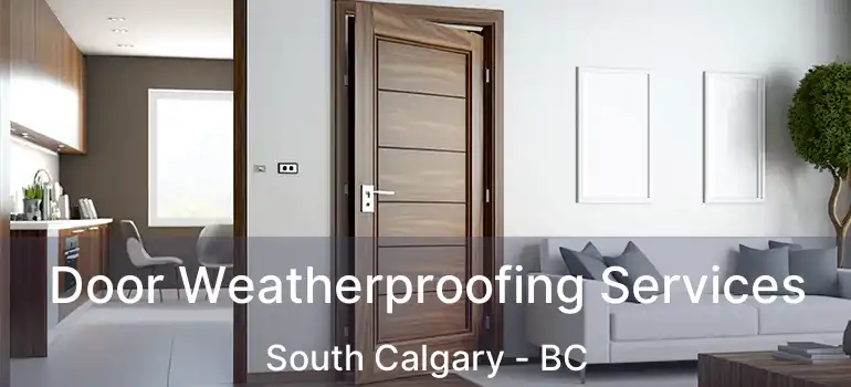 Door Weatherproofing Services South Calgary - BC