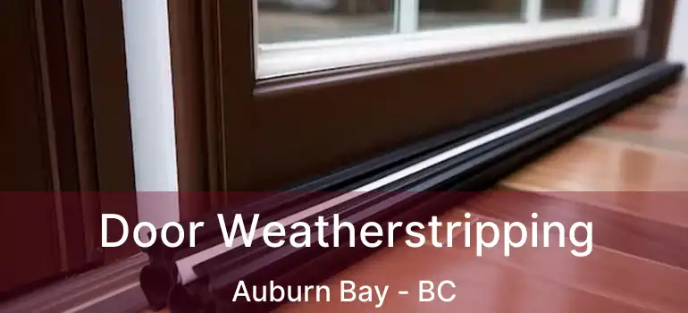  Door Weatherstripping Auburn Bay - BC