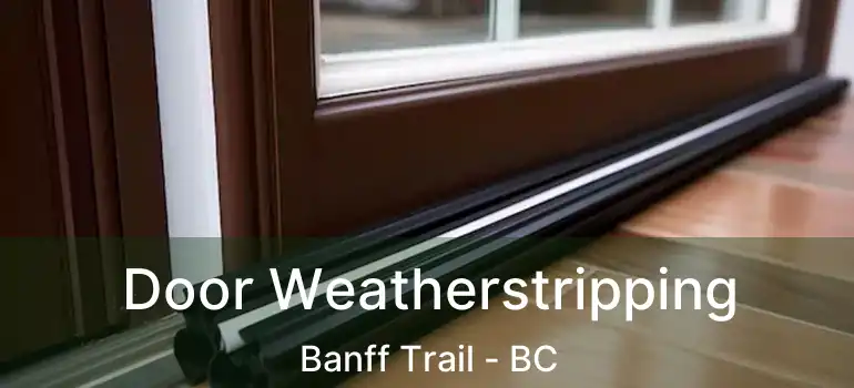  Door Weatherstripping Banff Trail - BC