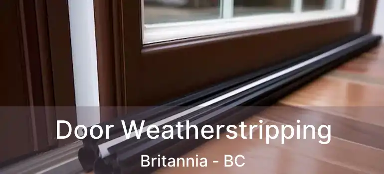  Door Weatherstripping Britannia - BC