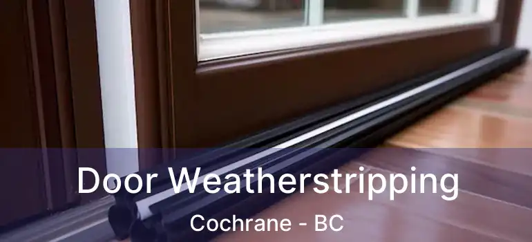  Door Weatherstripping Cochrane - BC