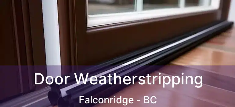  Door Weatherstripping Falconridge - BC