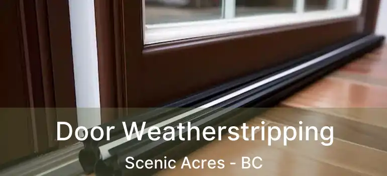  Door Weatherstripping Scenic Acres - BC