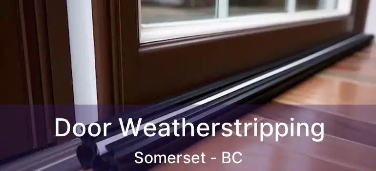  Door Weatherstripping Somerset - BC