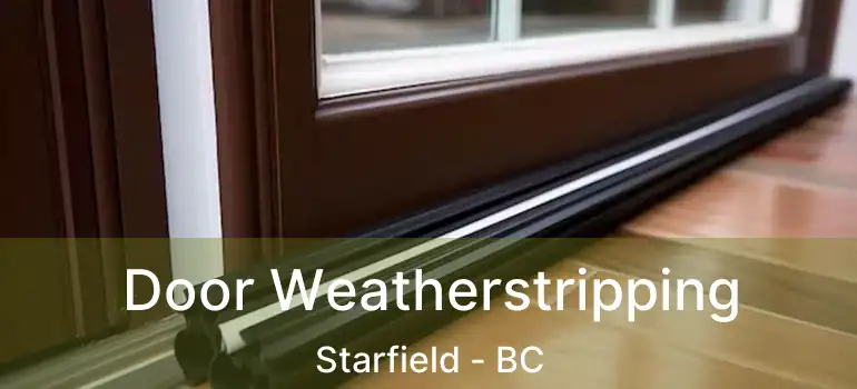  Door Weatherstripping Starfield - BC