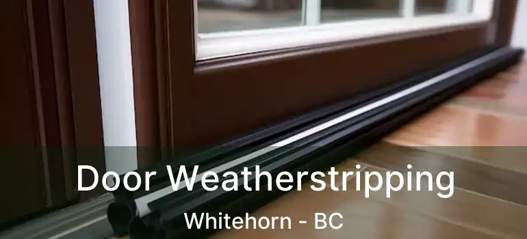  Door Weatherstripping Whitehorn - BC