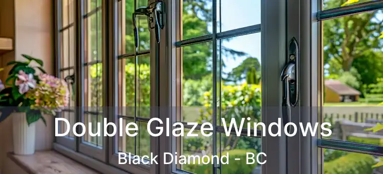  Double Glaze Windows Black Diamond - BC