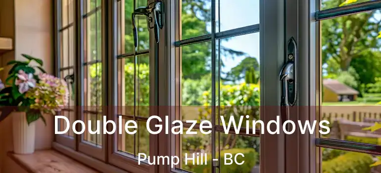  Double Glaze Windows Pump Hill - BC