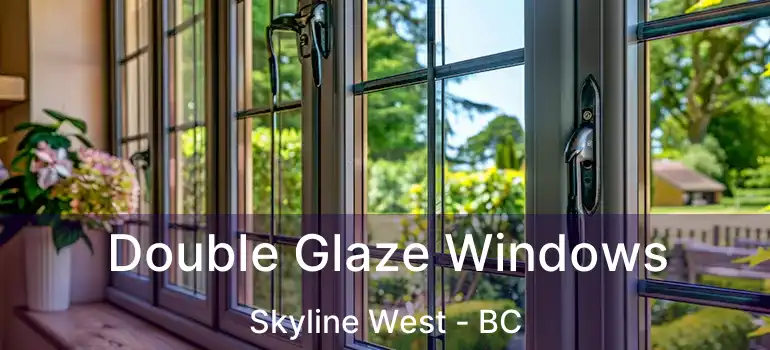  Double Glaze Windows Skyline West - BC