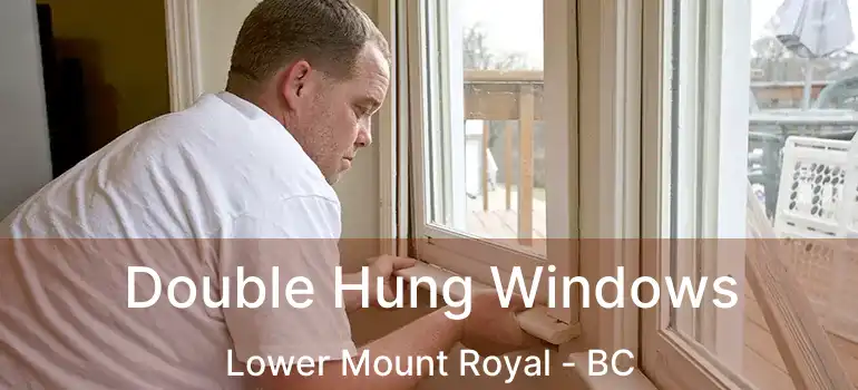  Double Hung Windows Lower Mount Royal - BC