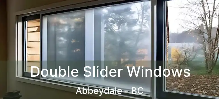  Double Slider Windows Abbeydale - BC
