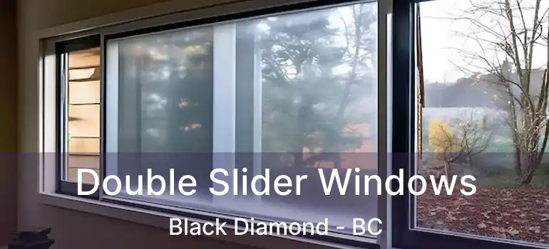  Double Slider Windows Black Diamond - BC