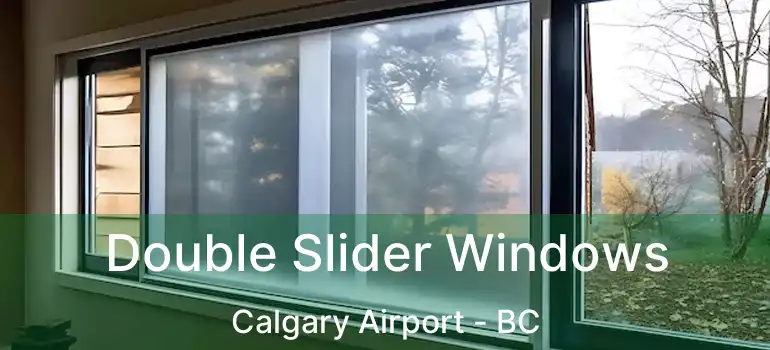  Double Slider Windows Calgary Airport - BC