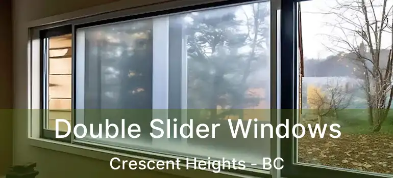  Double Slider Windows Crescent Heights - BC