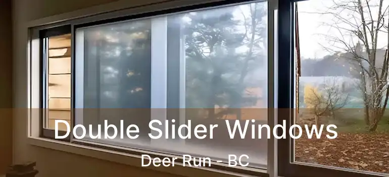  Double Slider Windows Deer Run - BC
