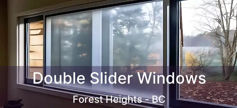  Double Slider Windows Forest Heights - BC