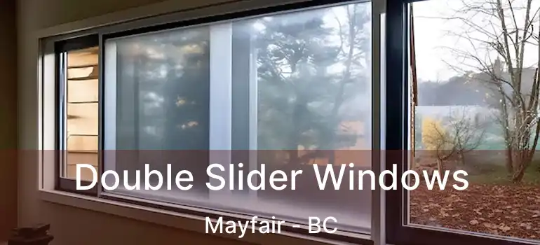  Double Slider Windows Mayfair - BC