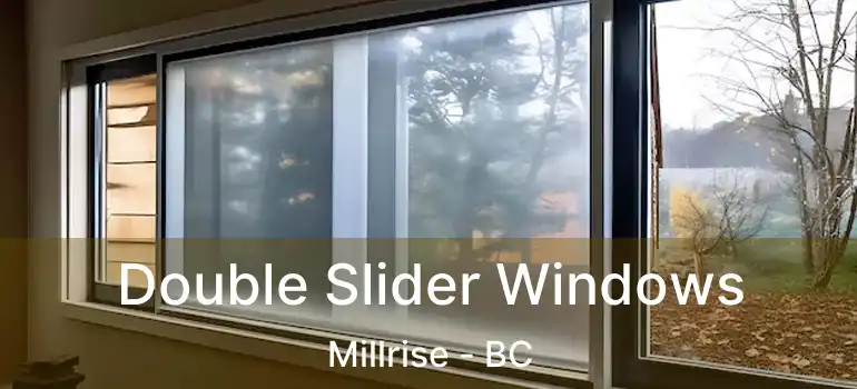  Double Slider Windows Millrise - BC