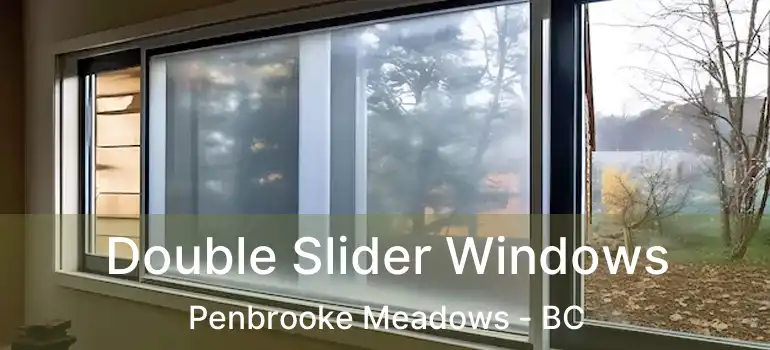  Double Slider Windows Penbrooke Meadows - BC