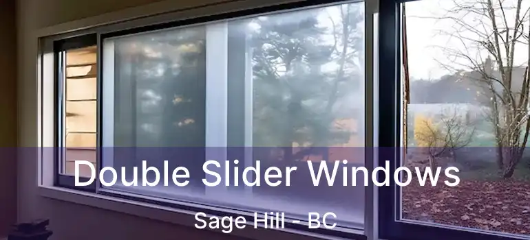  Double Slider Windows Sage Hill - BC