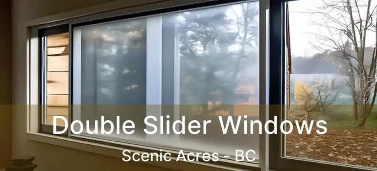  Double Slider Windows Scenic Acres - BC