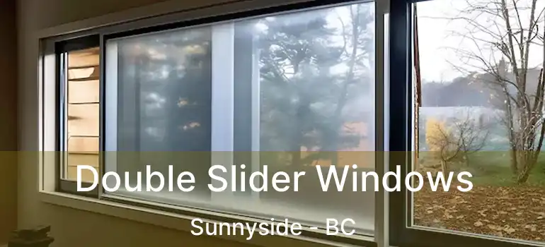  Double Slider Windows Sunnyside - BC