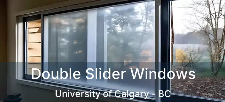  Double Slider Windows University of Calgary - BC