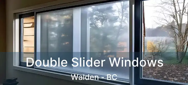  Double Slider Windows Walden - BC