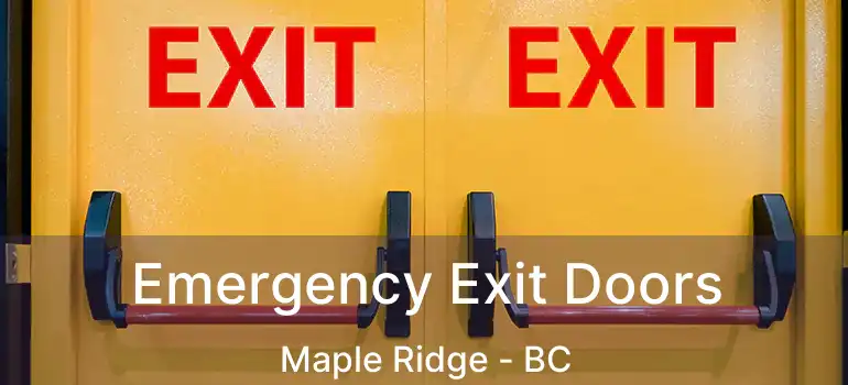  Emergency Exit Doors Maple Ridge - BC