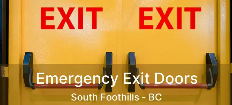  Emergency Exit Doors South Foothills - BC